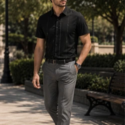 [Leve 5 e Pague 3] Camisa Masculina Varion em Seda Gelada e Poliéster | Frescor, Conforto e Estilo
