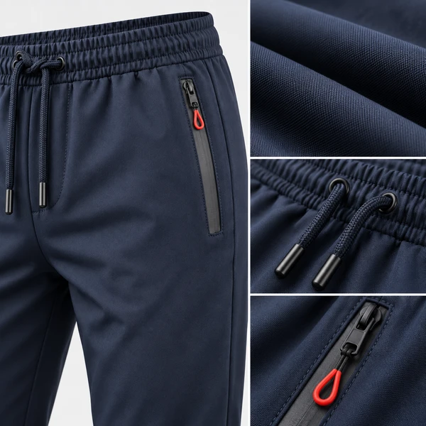 [Compre 2 Leve 3] Calça Masculina Tática Jogger | Conforto com Bolsos de Zíper e Ajuste na Cintura