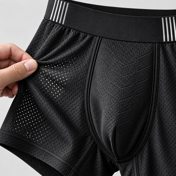 [Leve 10 e Pague 5] Cueca Boxer Masculina Sem Costura em Tecido Gelado | Máximo Conforto