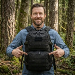 Mochila Tática Militar Alta Capacidade 50 Litros | 100% Impermeável e Ergonômica