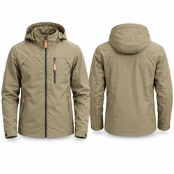 [Compre 1 Leve 2] Jaqueta Masculina Outdoor Impermeável com Capuz – Conforto, Proteção e Estilo