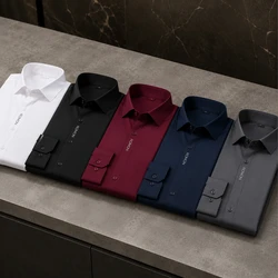 [Leve 5 e Pague 3] Camisa Masculina Elite em Seda Gelada com Elastano | Conforto e Estilo Premium